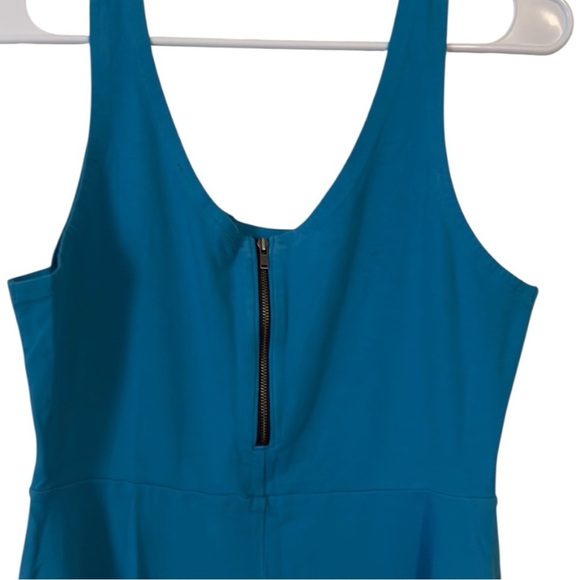 🌹EXPRESS TEAL SKATER MINI DRESS - Picture 3 of 8